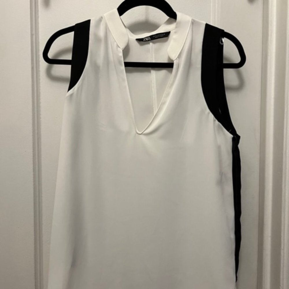 Black and White Zara Tank! NWT, Size Medium